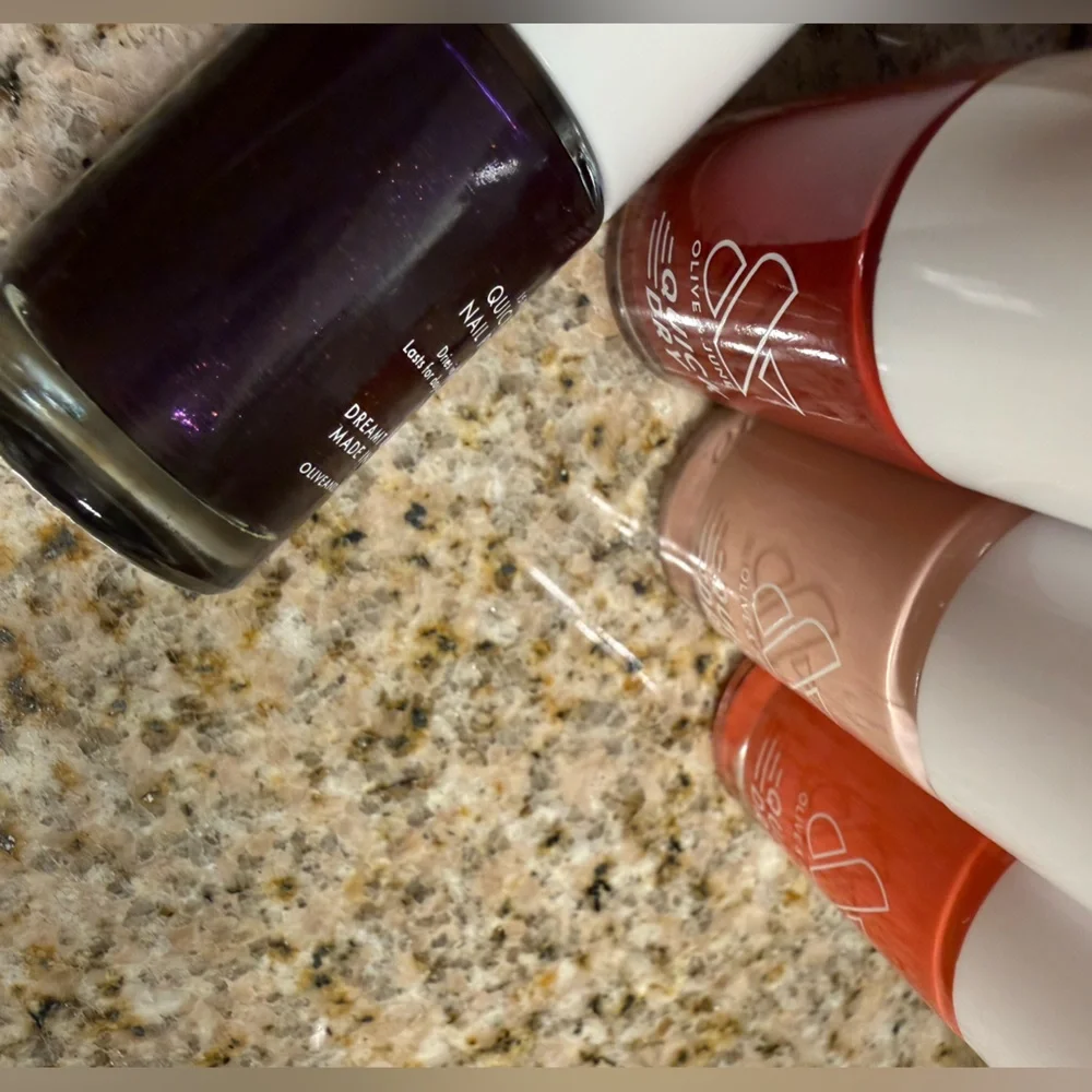 Set of 4 - Quick Dry Nail Polish - enchanted, brick, nuance, & picante - Picture 2 of 8